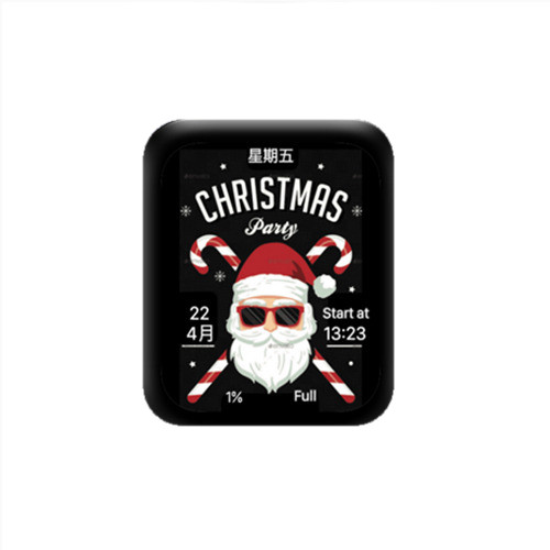 圣诞老人数字表盘