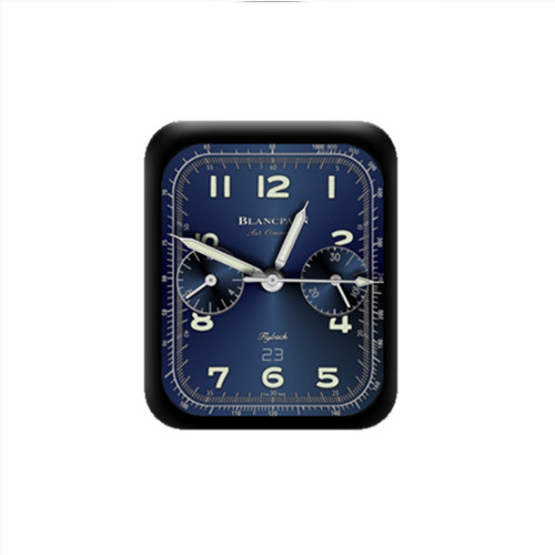 宝珀Blancpain数字指针蓝色表盘