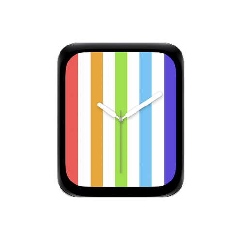 彩虹色运动条纹