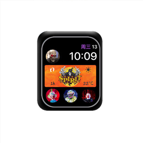 骷髅头数字表盘