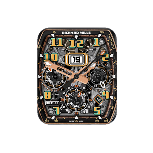 RICHARD  MILLE理查德米勒数字指针表盘