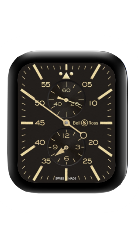 黑金Bell&Ross表盘