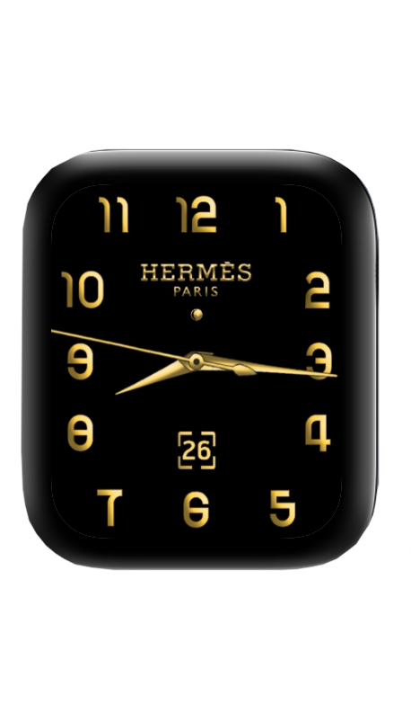 黑金HERMES爱马仕表盘