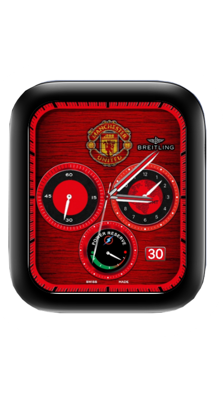 BREITLING红色百灵鸟表盘