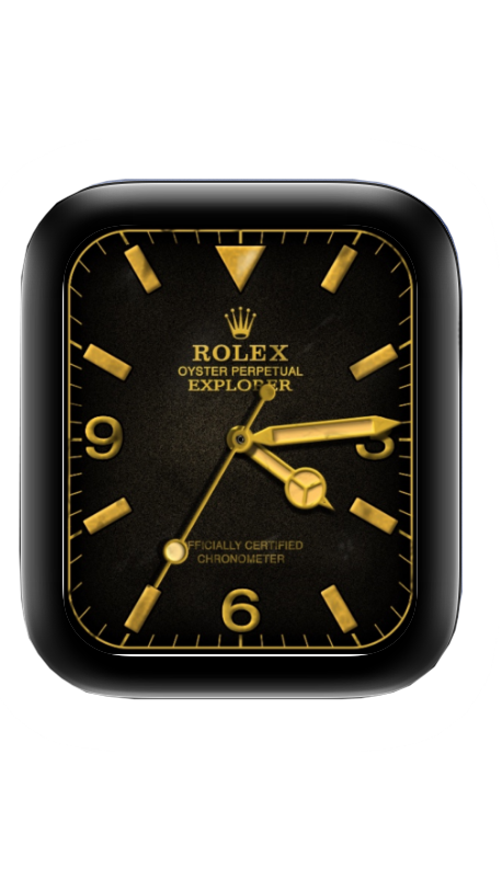 黑黄配色ROLEX劳力士表盘