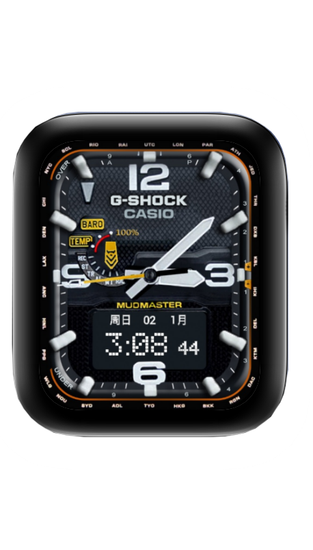 CASIO卡西欧表盘