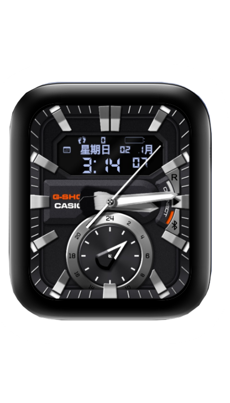 CASIO卡西欧表盘