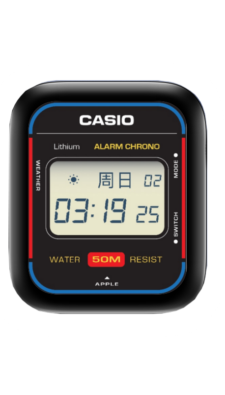 CASIO卡西欧表盘