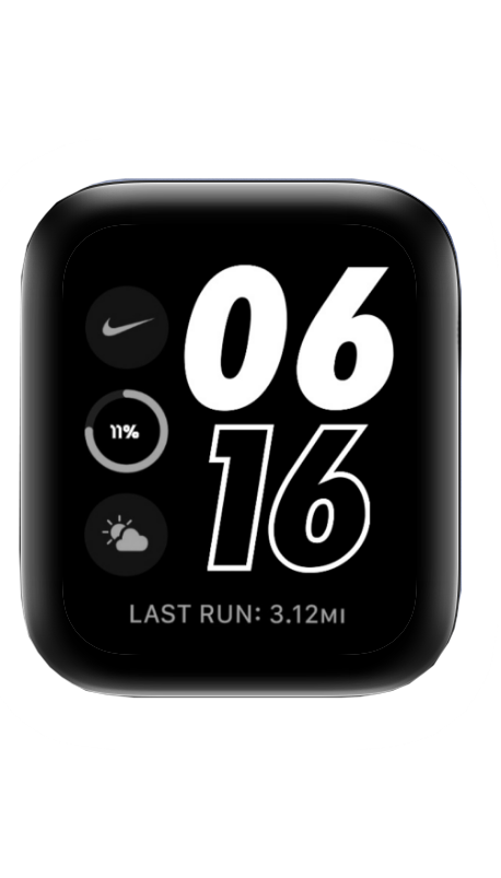 简约数字NIKE耐克表盘