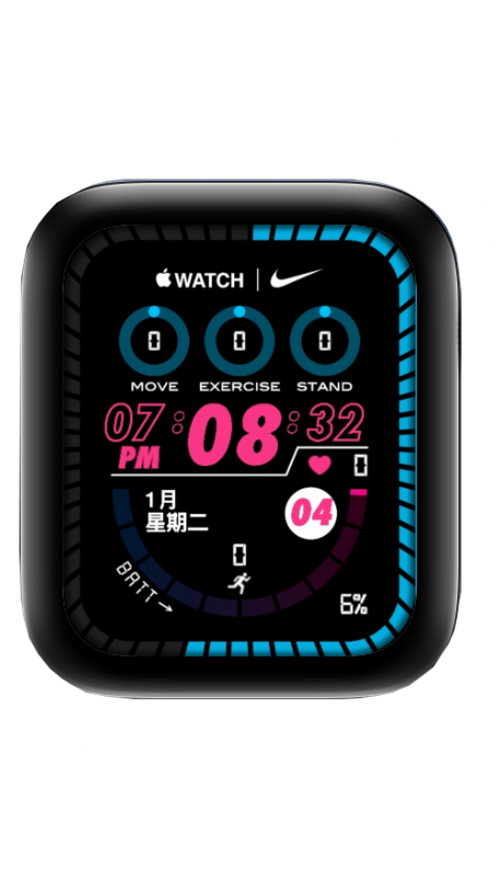 简约数字NIKE耐克表盘