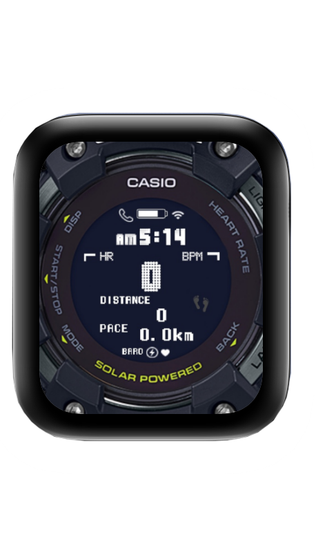 CASIO卡西欧数字表盘