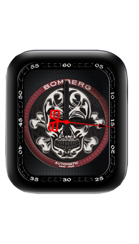骷髅头BOMBERG表盘
