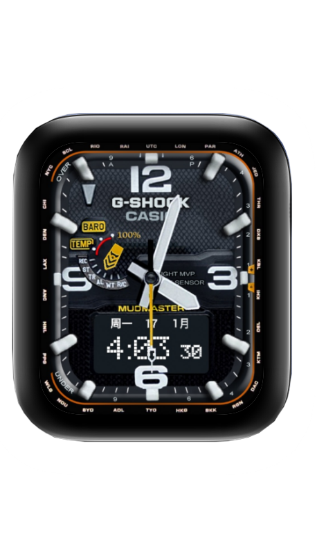 CASIO卡西欧数字表盘