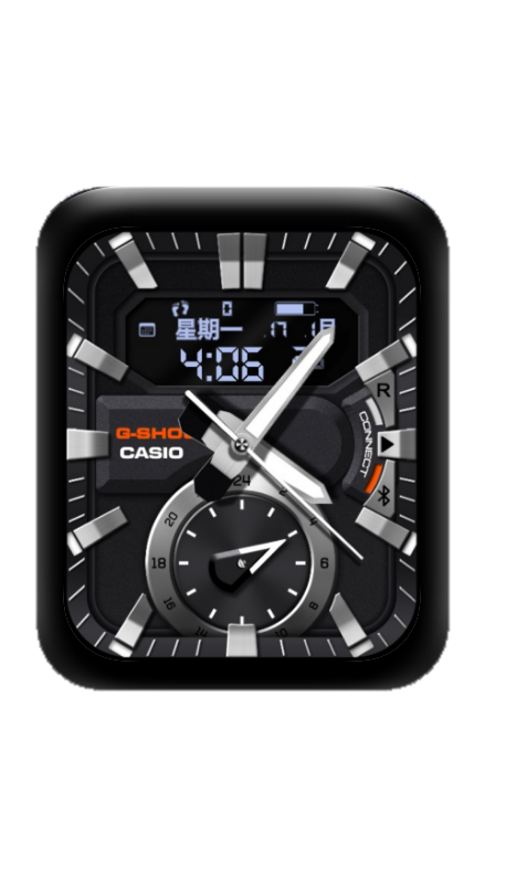 CASIO卡西欧数字表盘