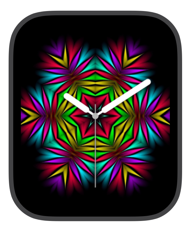 彩色万花筒表盘