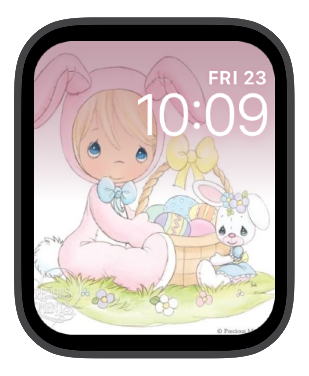 可爱兔女孩表盘