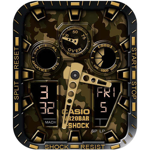 卡西欧 G-Shock迷彩表盘