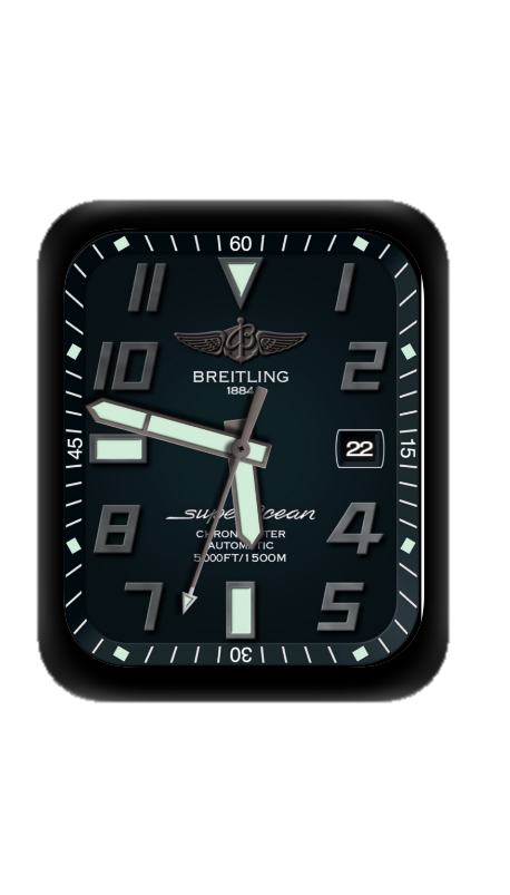 BREITLING百年灵指针数字机械表盘