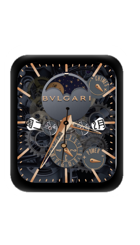 BVLGARI宝格丽镂空机械表盘