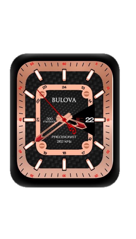 BULOVA指针数字表盘