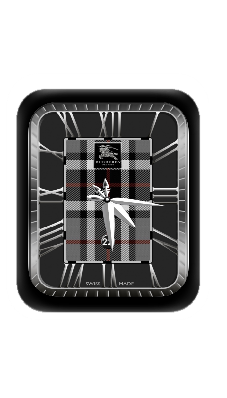 简约博柏利Burberry指针格子表盘