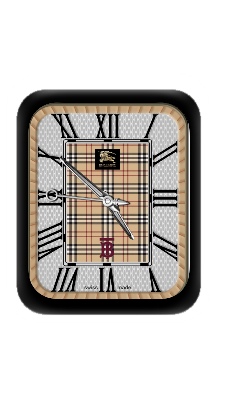 简约博柏利Burberry指针格子表盘
