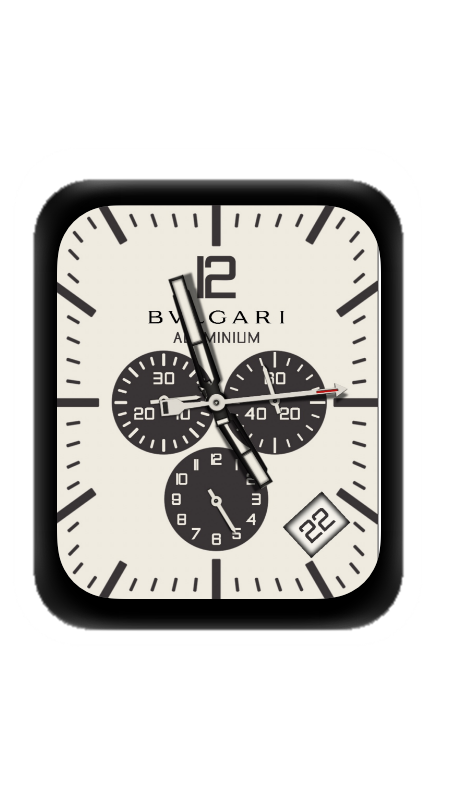 简约BVLGARI宝格丽指针表盘