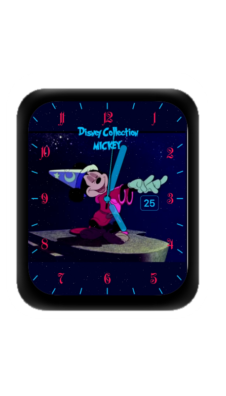 迪士尼米奇数字指针表盘