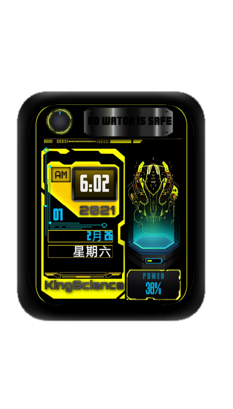 朋克风数字表盘