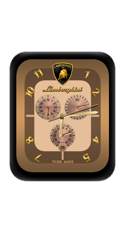兰博基尼数字指针表盘