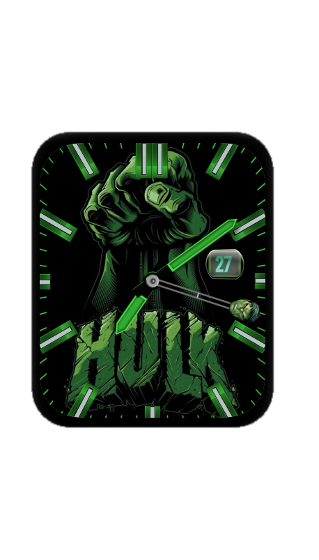 漫威绿巨人指针表盘