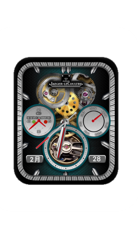 JAEGER-LECOULTRE镂空指针机械表盘