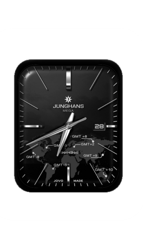 JUNGHANS地图指针表盘