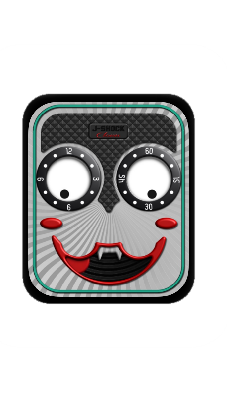 卡通小丑数字表盘