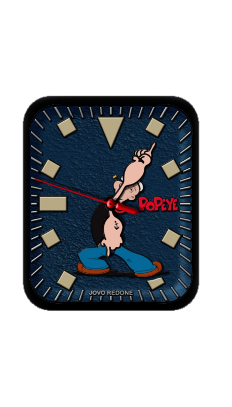 大力水手指针表盘