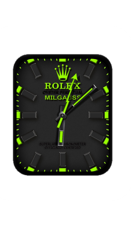 黑绿色指针ROLEX劳力士表盘