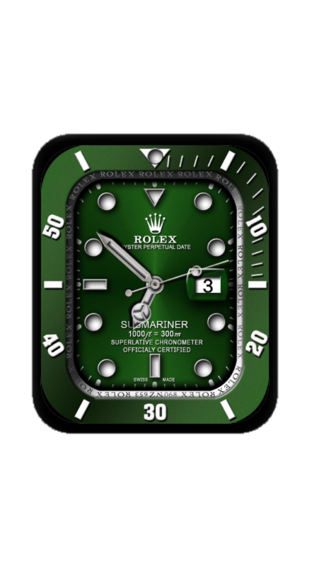 绿色数字指针ROLEX劳力士表盘