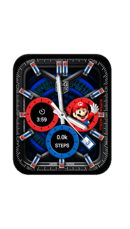 泰格豪雅TAG Heuer超级玛丽联名款表盘