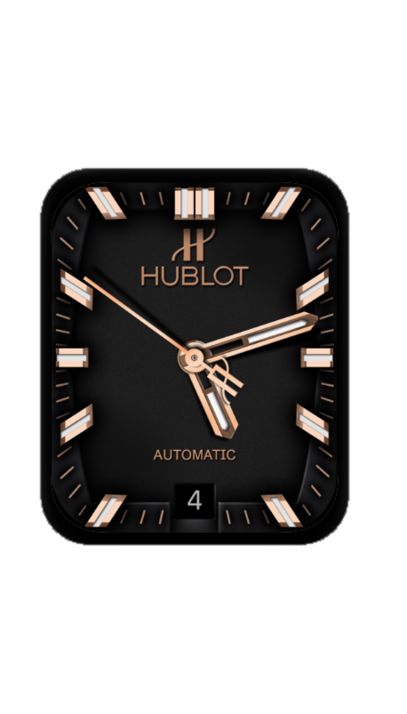 黑色简约HUBLOT宇舶指针表盘