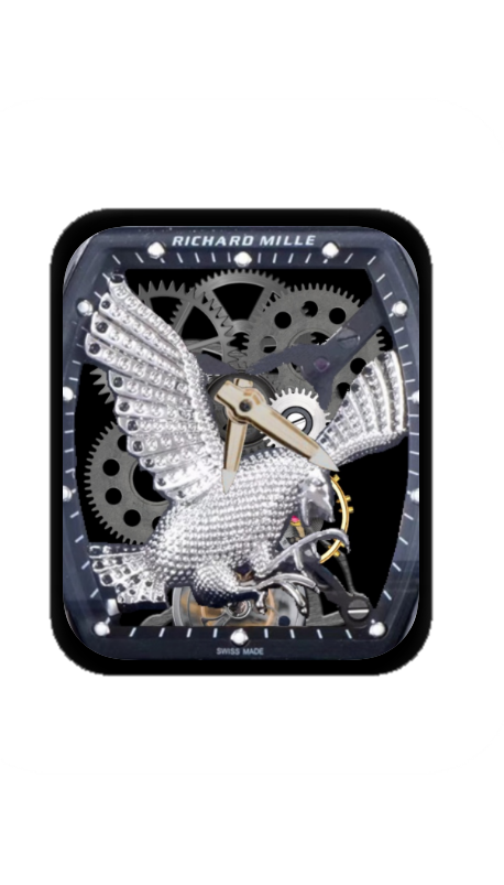 理查德米勒(RICHARD MILLE)镂空机械指针表盘