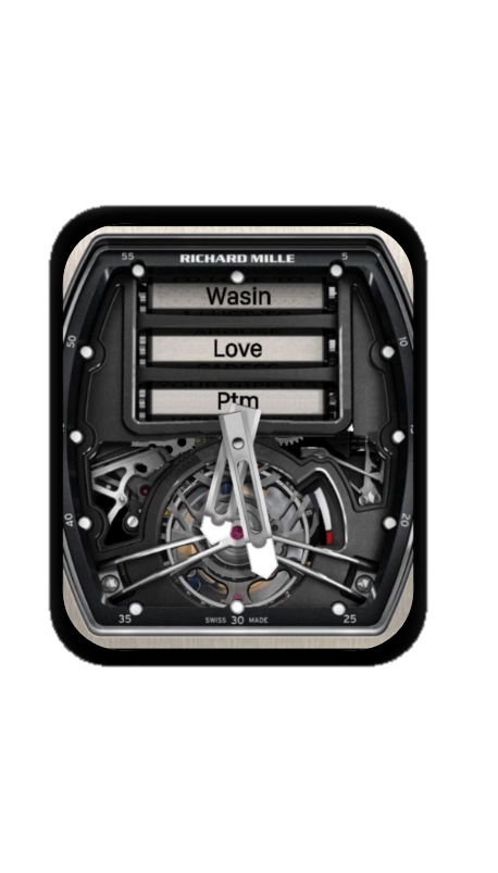 理查德米勒(RICHARD MILLE)镂空机械指针表盘