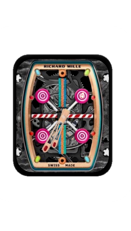 理查德米勒(RICHARD MILLE)镂空机械指针表盘