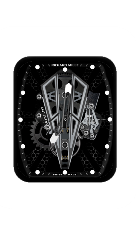 理查德米勒(RICHARD MILLE)镂空机械指针表盘