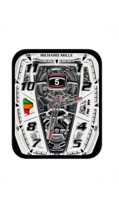 理查德米勒(RICHARD MILLE)镂空机械指针表盘