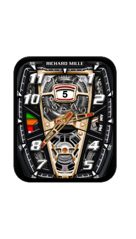 理查德米勒(RICHARD MILLE)镂空机械指针表盘