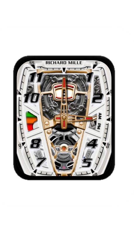 理查德米勒(RICHARD MILLE)镂空机械指针表盘
