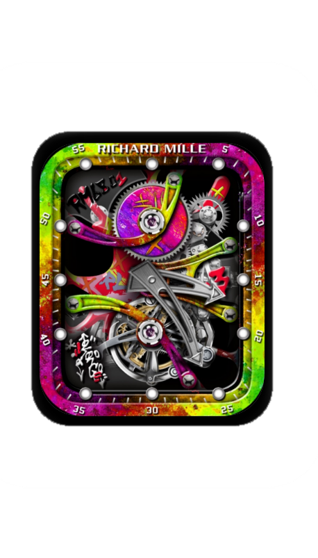 理查德米勒(RICHARD MILLE)镂空机械指针表盘