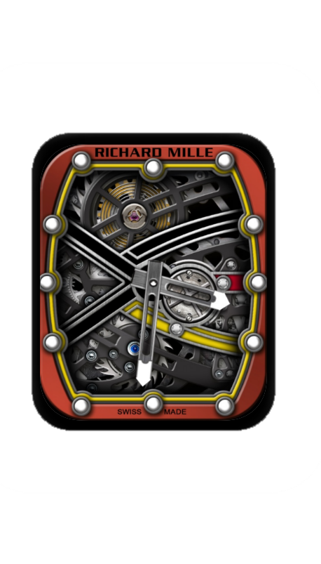 理查德米勒(RICHARD MILLE)镂空机械指针表盘