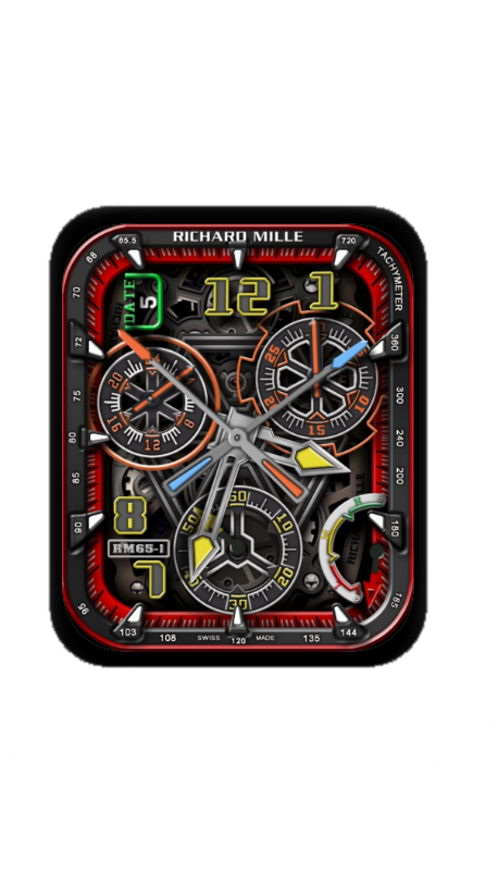 理查德米勒(RICHARD MILLE)镂空机械指针表盘