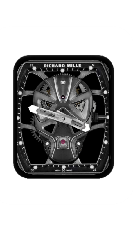 理查德米勒(RICHARD MILLE)镂空机械指针表盘